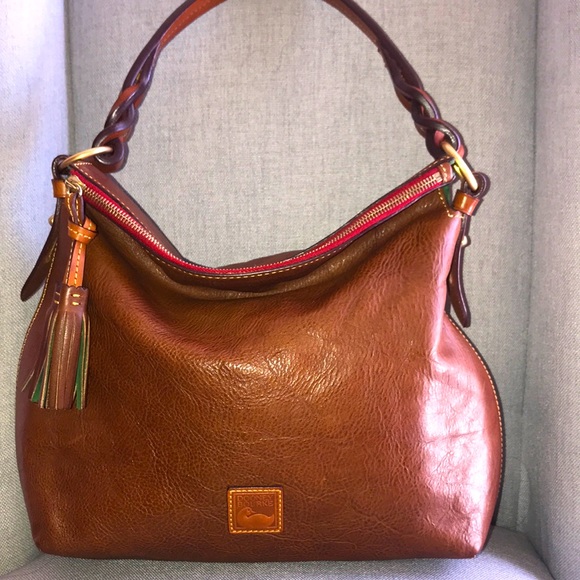 Dooney & Bourke Handbags - Florentine twist strap hobo in chestnut